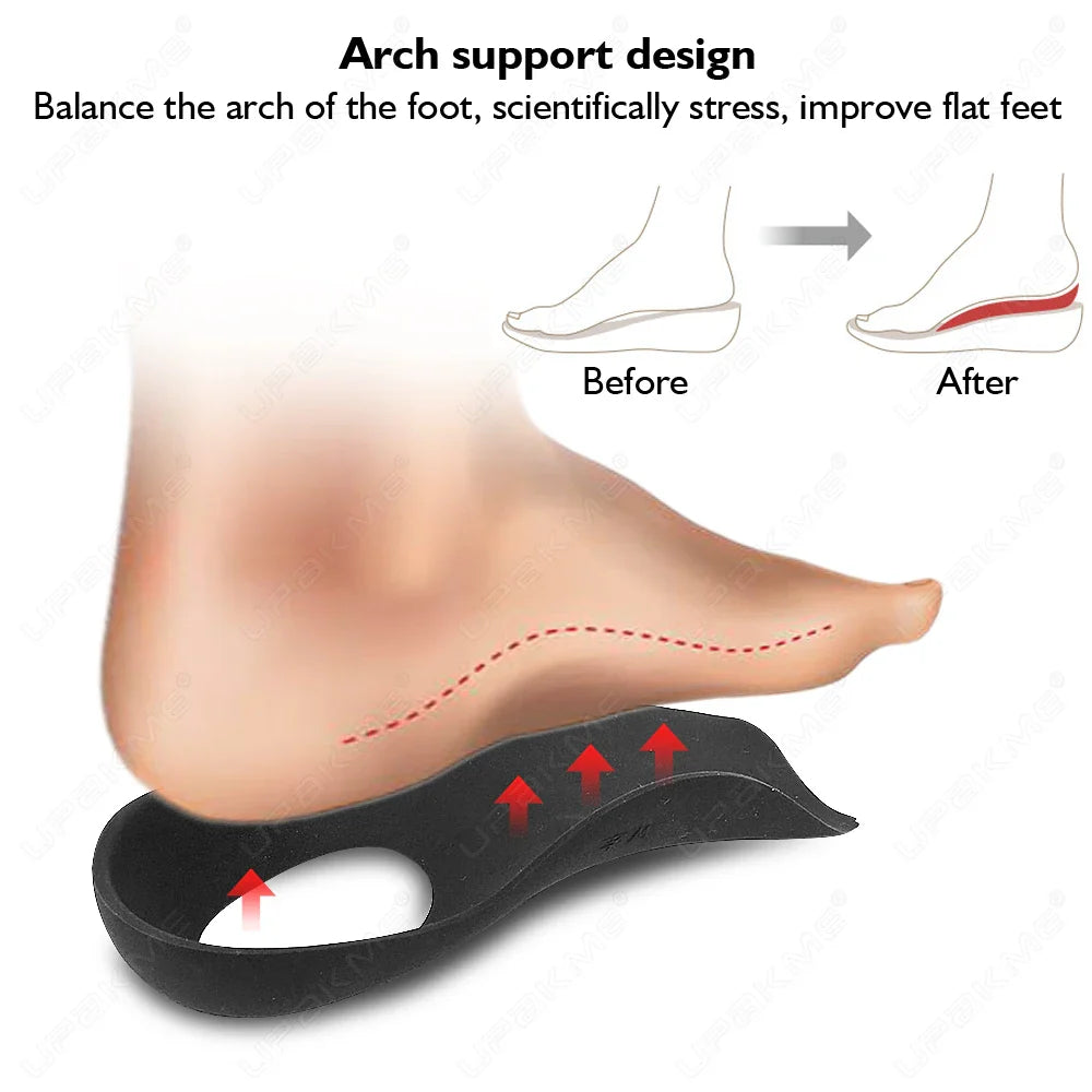 Legs Correction Orthotic Insoles for Flat Feet