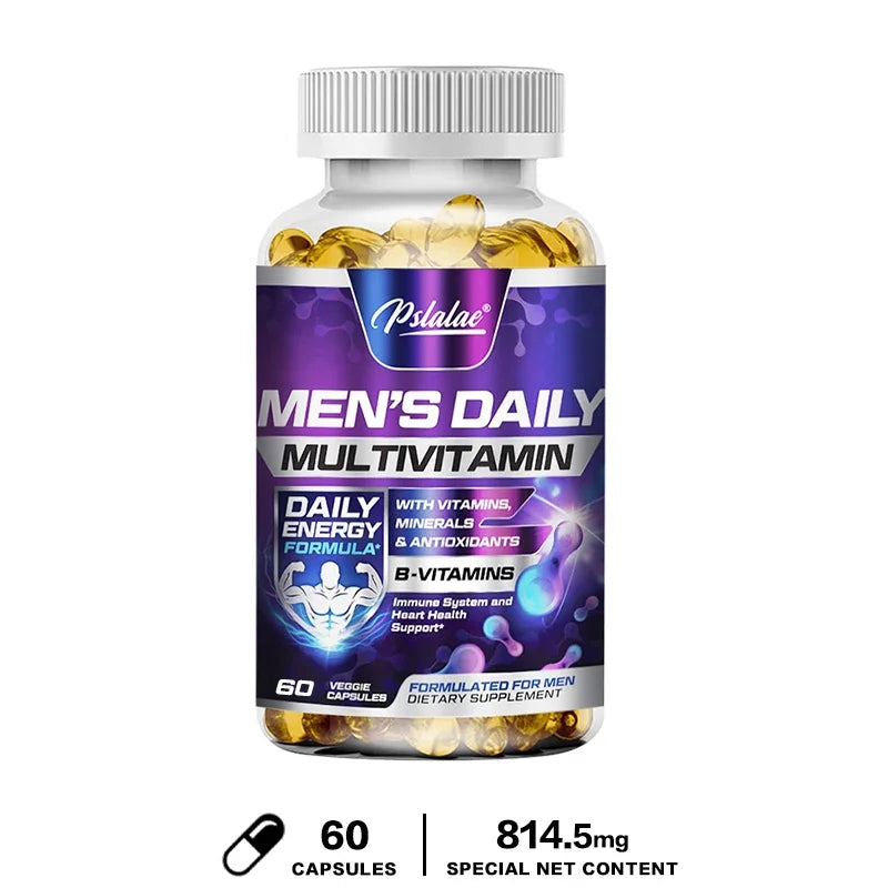 Men's Multivitamin Supplement with Vitamins A, B12, C, D and E