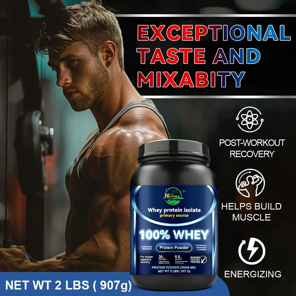 Nature's Live Whey Protein Powder 900g Chocolate Flavor