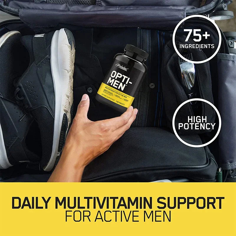 Opti-Men, Vitamin C, Zinc & Vitamins D, E, B12, 120 Capsules,