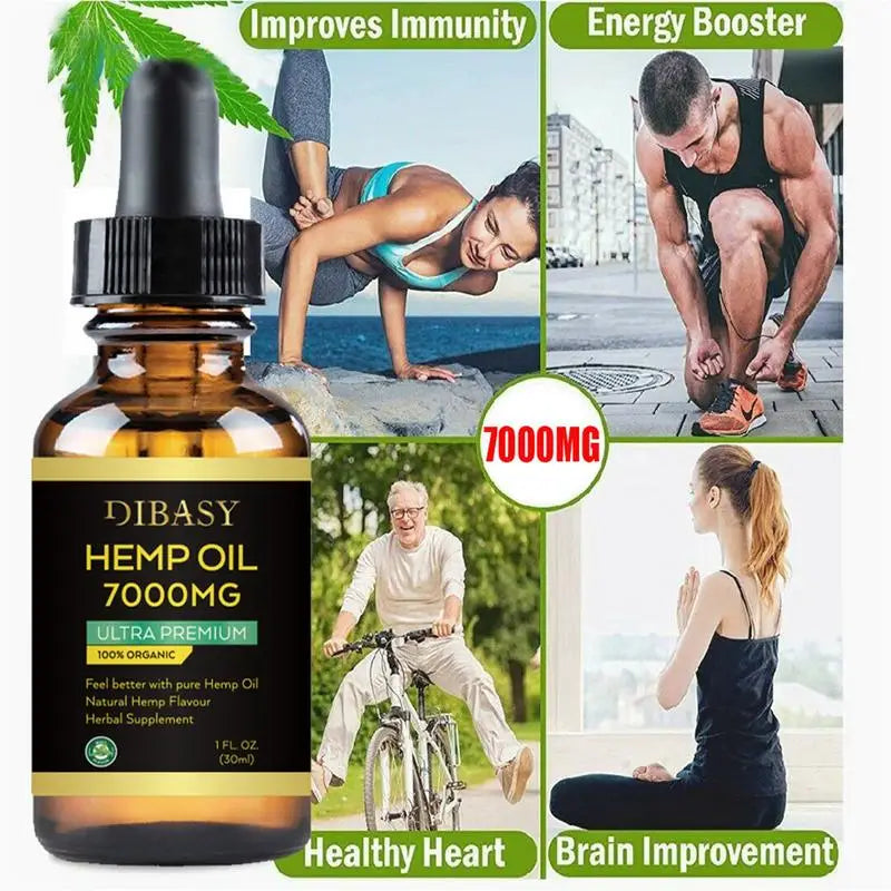 30ml Organic Hemp Seed Oil For Anxiety Stress Relief