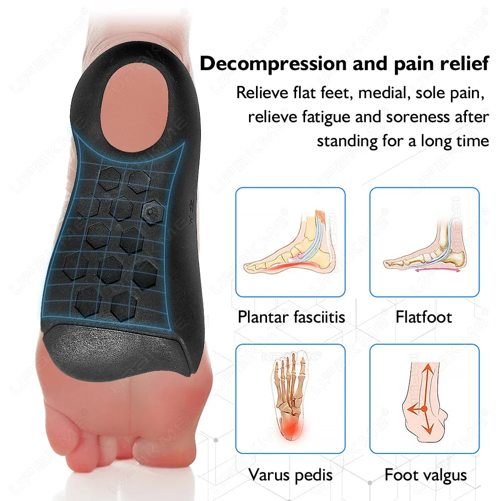 Legs Correction Orthotic Insoles for Flat Feet