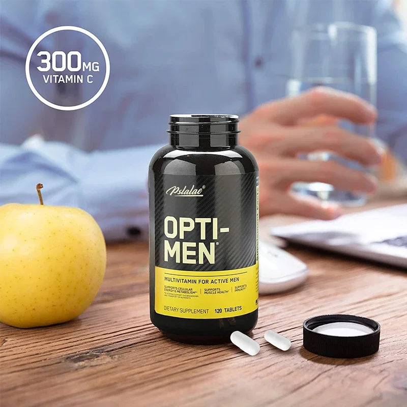 Opti-Men, Vitamin C, Zinc & Vitamins D, E, B12, 120 Capsules,