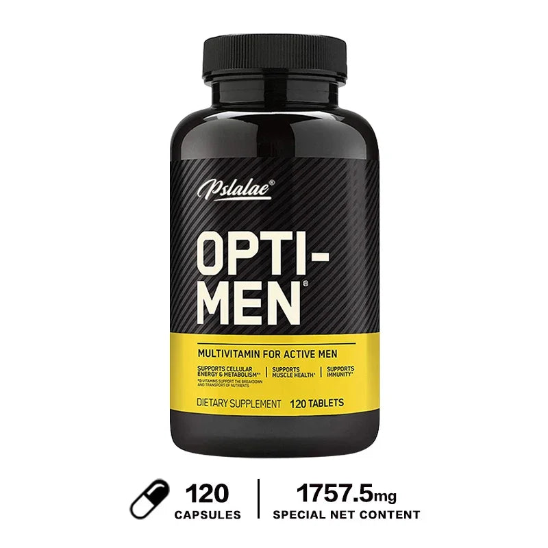 Opti-Men, Vitamin C, Zinc & Vitamins D, E, B12, 120 Capsules,